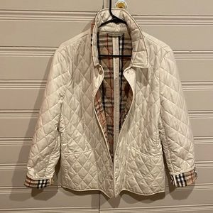 Burberry Quilted Cream Jacket